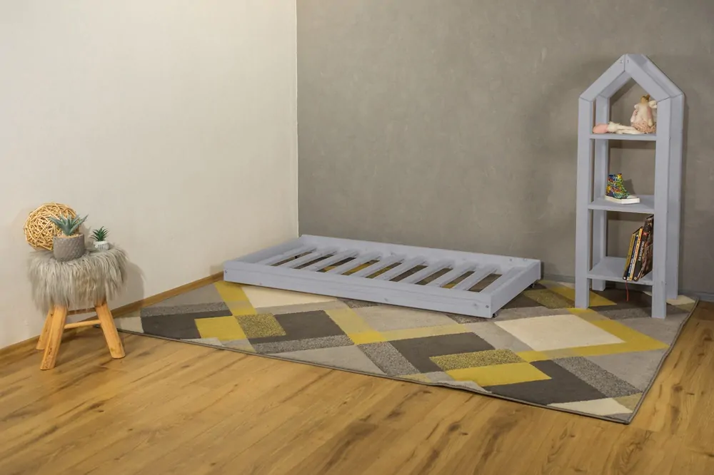 MAXIDO Přistýlka včetně roštu Vigo 190x 90 šedá