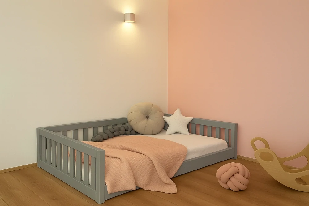Dětská postel Maxim 160 x 80 šedá
