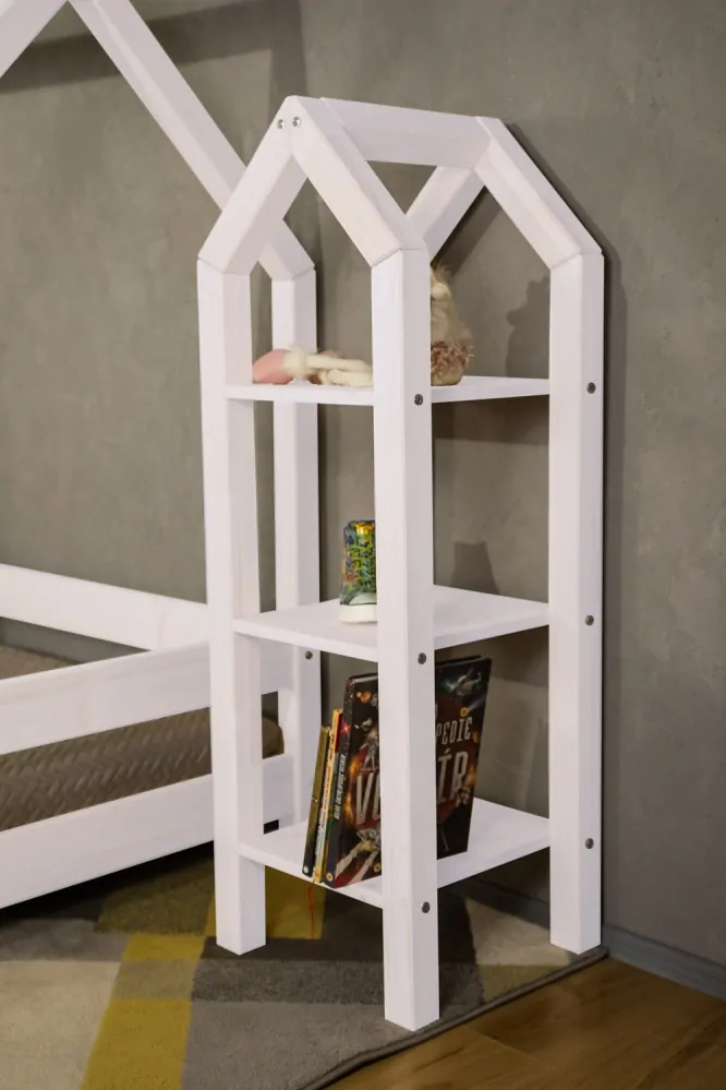 MAXIDO Dětský regál Domeček 40 x 40 cm šedá